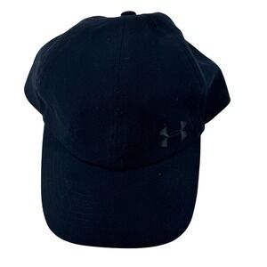 Under‎ Armour Women's Black Baseball Cap OSFA Embroidered Logo Adjustable Strap